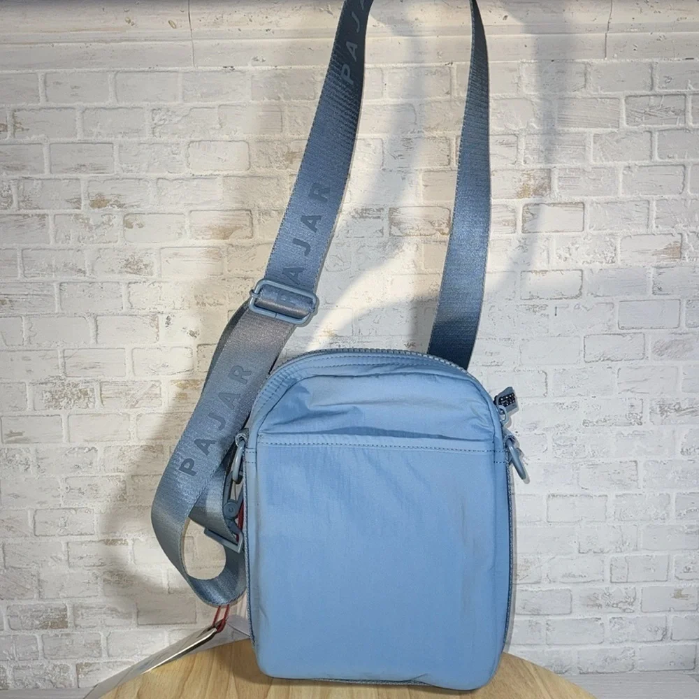 Pajar Canada Blue Nylon Sport Athleisure Crossbody Handbag Purse